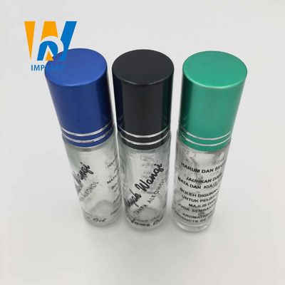 Botol Parfum Roller Kaca Kecil 0.27oz 8ML Pemegang Botol Parfum Kaca Rollerball