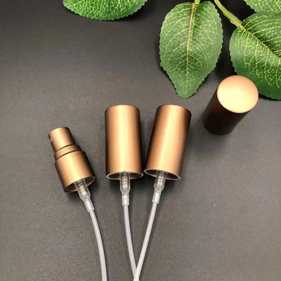 Metal Matt Gold Aluminium Fine Mist Sprayer Pump 20mm 18mm 15mm 13mm